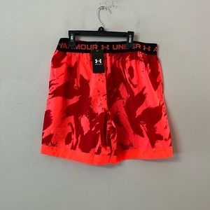 NEW UNDER ARMOUR Vanish Woven 6" Printed Shorts Size: L